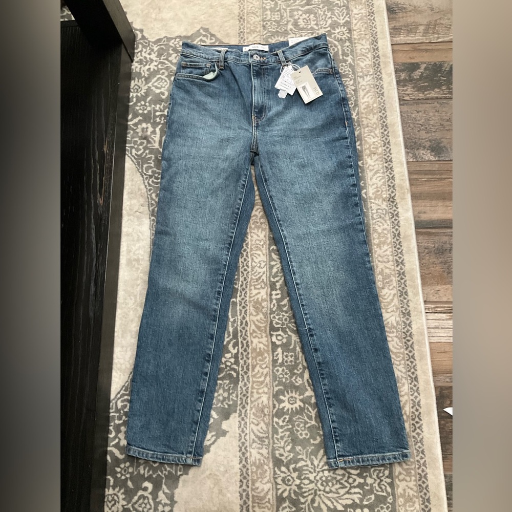 Mango Straight-Leg Slim  Women’s Jeans in Medium Blue Wash 38/6